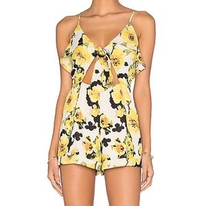 J.O.A Floral Romper